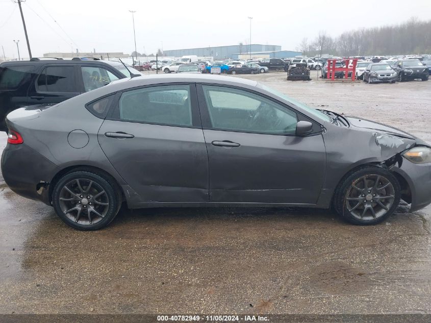 2015 Dodge Dart Sxt VIN: 1C3CDFBB7FD299835 Lot: 40782949