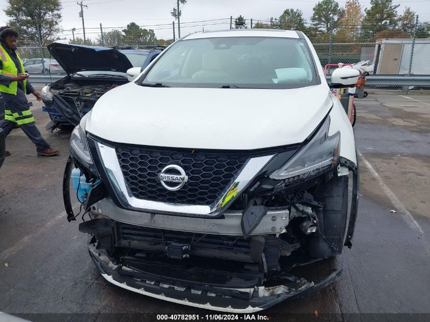 2021 Nissan Murano Sl Fwd VIN: 5N1AZ2CJXMC104442 Lot: 40782951