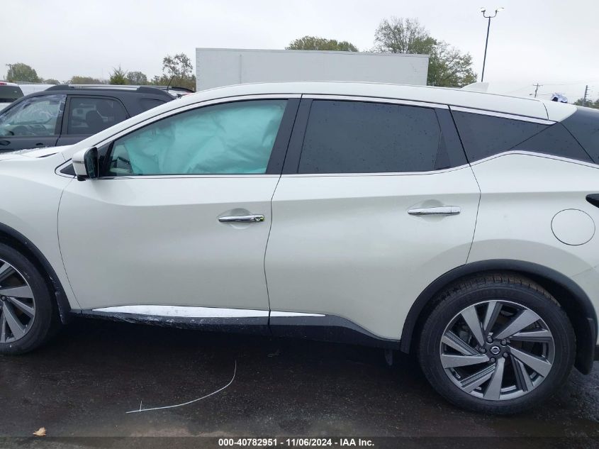 2021 Nissan Murano Sl Fwd VIN: 5N1AZ2CJXMC104442 Lot: 40782951