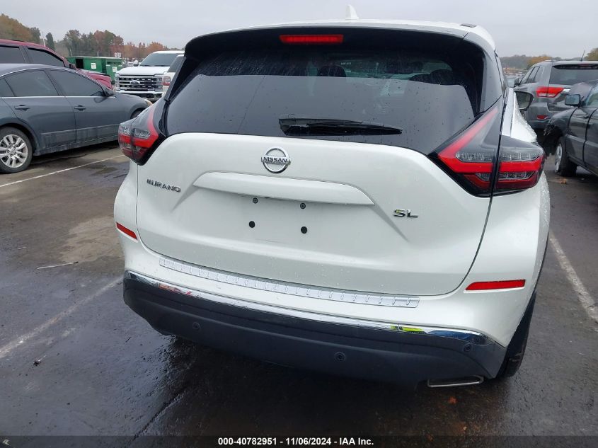 2021 Nissan Murano Sl Fwd VIN: 5N1AZ2CJXMC104442 Lot: 40782951