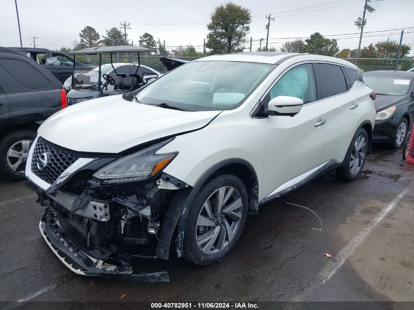 2021 Nissan Murano Sl Fwd VIN: 5N1AZ2CJXMC104442 Lot: 40782951