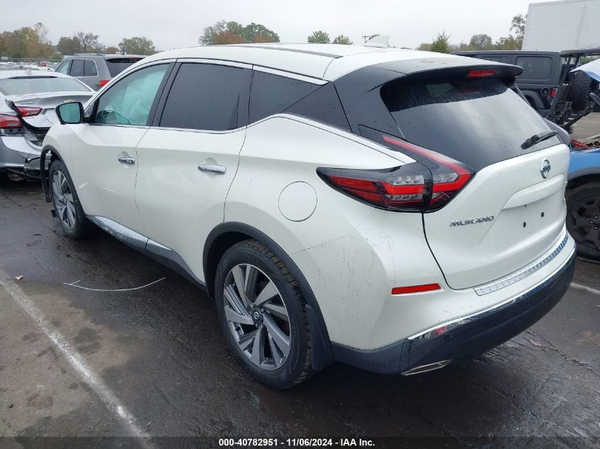 2021 Nissan Murano Sl Fwd VIN: 5N1AZ2CJXMC104442 Lot: 40782951