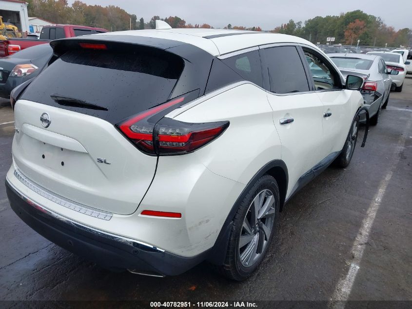 2021 Nissan Murano Sl Fwd VIN: 5N1AZ2CJXMC104442 Lot: 40782951