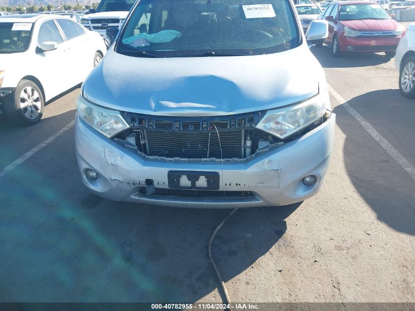 2012 Nissan Quest Sl VIN: JN8AE2KP7C9041791 Lot: 40782955