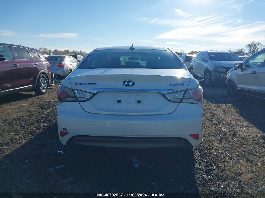 2012 Hyundai Sonata Hybrid VIN: KMHEC4A40CA057458 Lot: 40782967