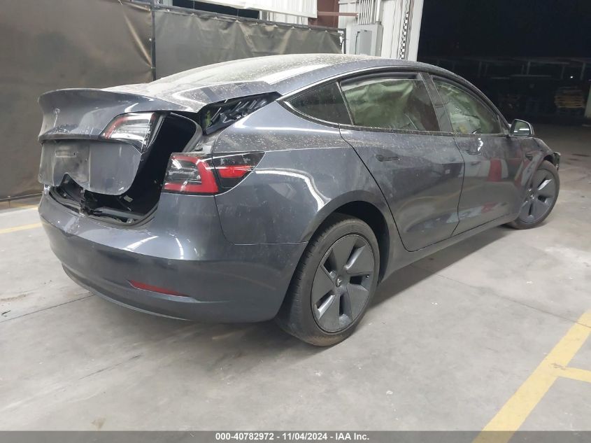 VIN 5YJ3E1EA7MF096416 2021 Tesla Model 3, Standard... no.4