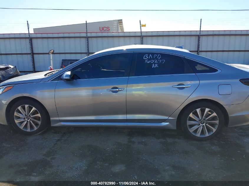 2015 Hyundai Sonata Sport VIN: 5NPE34AF2FH099424 Lot: 40782990