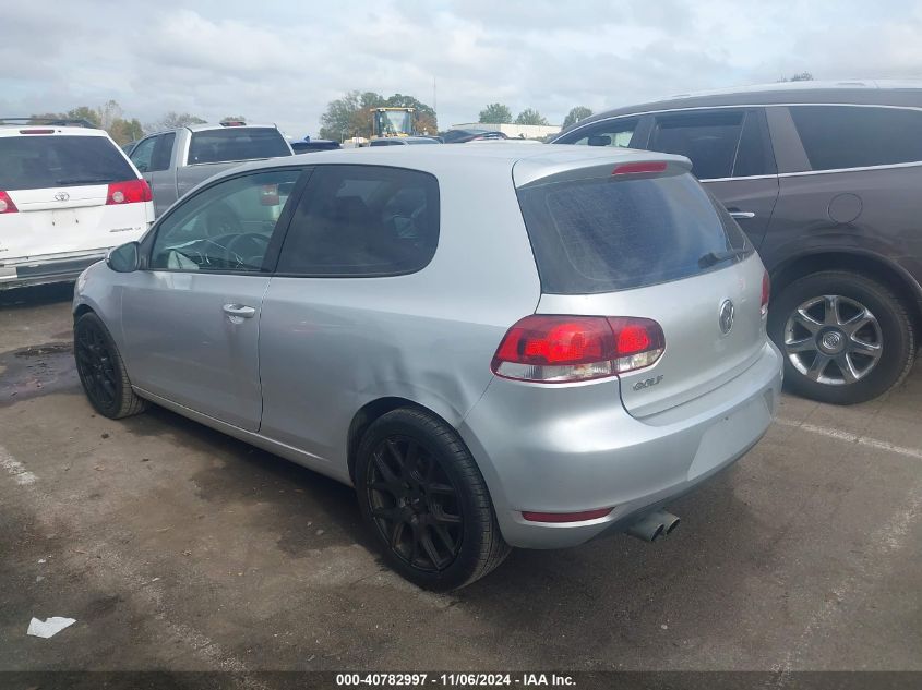 2011 Volkswagen Golf 2.5L 2-Door VIN: WVWBA7AJ9BW062177 Lot: 40782997