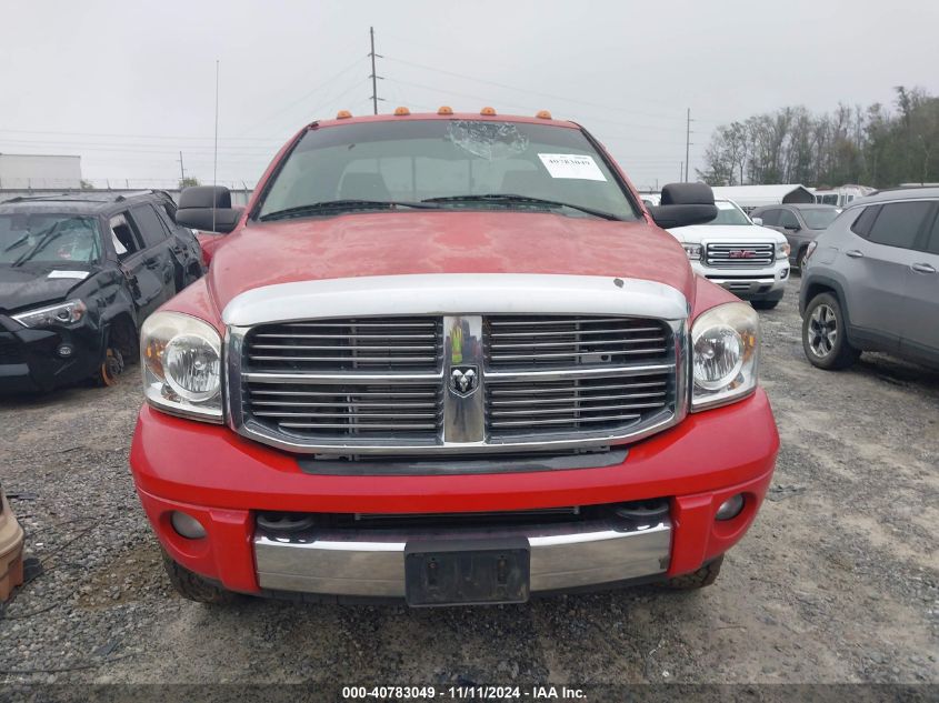 2007 Dodge Ram 3500 Laramie VIN: 3D7MX48A67G830558 Lot: 40783049