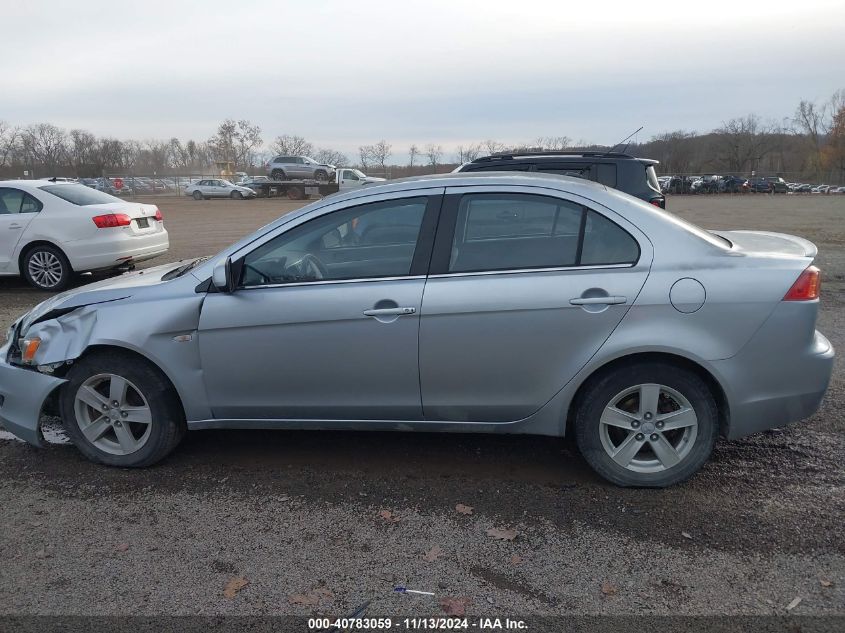 2008 Mitsubishi Lancer De/Es VIN: JA3AU26U18U038757 Lot: 40783059