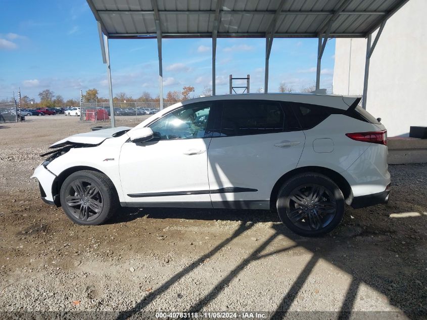 2021 Acura Rdx A-Spec Package VIN: 5J8TC2H63ML023772 Lot: 40783118