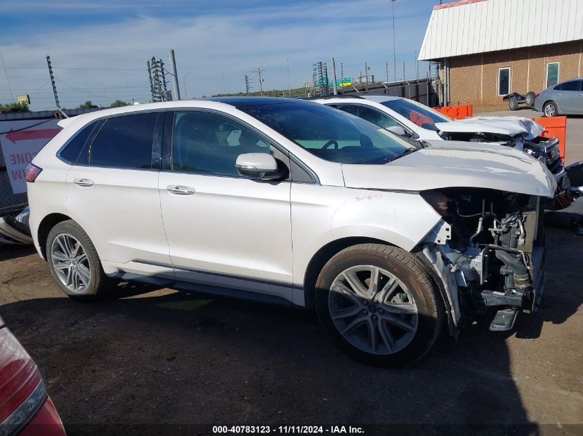 2019 Ford Edge Titanium VIN: 2FMPK3K94KBB46131 Lot: 40783123