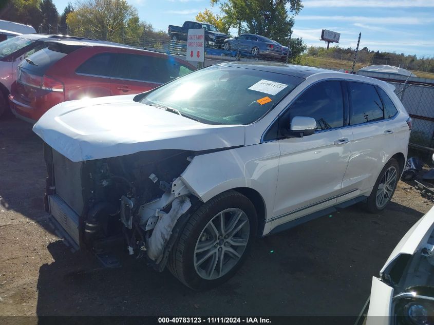 2019 Ford Edge Titanium VIN: 2FMPK3K94KBB46131 Lot: 40783123