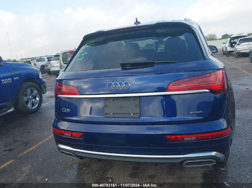 2022 Audi Q5 Premium 45 Tfsi S Line Quattro S Tronic VIN: WA1GAAFY2N2069213 Lot: 40783151