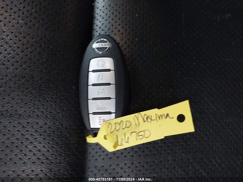 VIN 1N4AA6CV1LC366750 2020 NISSAN MAXIMA SV XTRONIC CVT