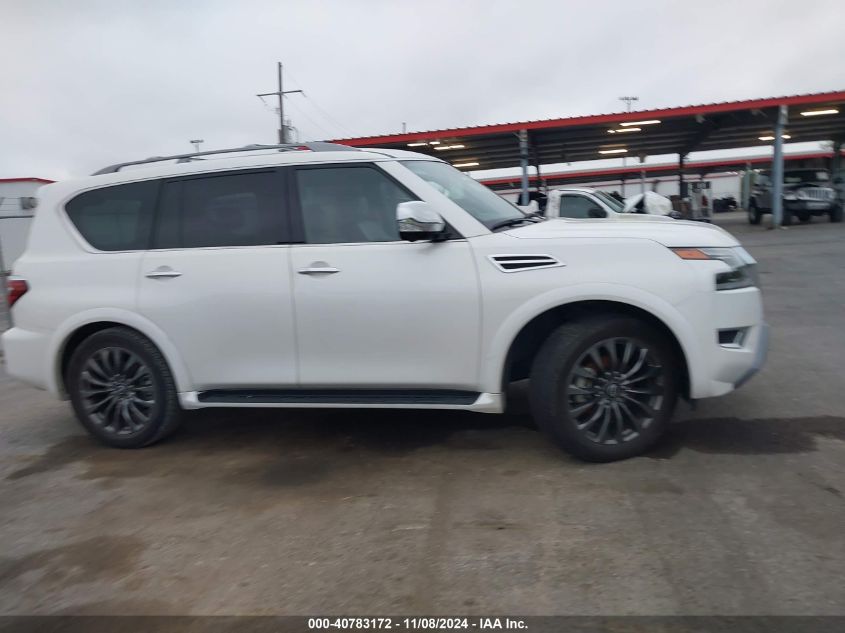 2023 Nissan Armada Platinum 4Wd VIN: JN8AY2CD8P9692381 Lot: 40783172