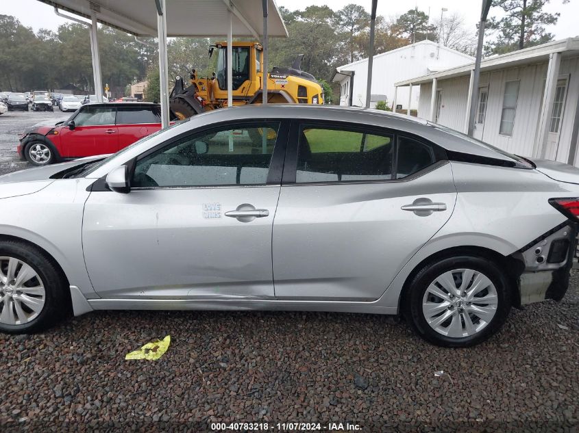 2022 Nissan Sentra S Xtronic Cvt VIN: 3N1AB8BV7NY277055 Lot: 40783218