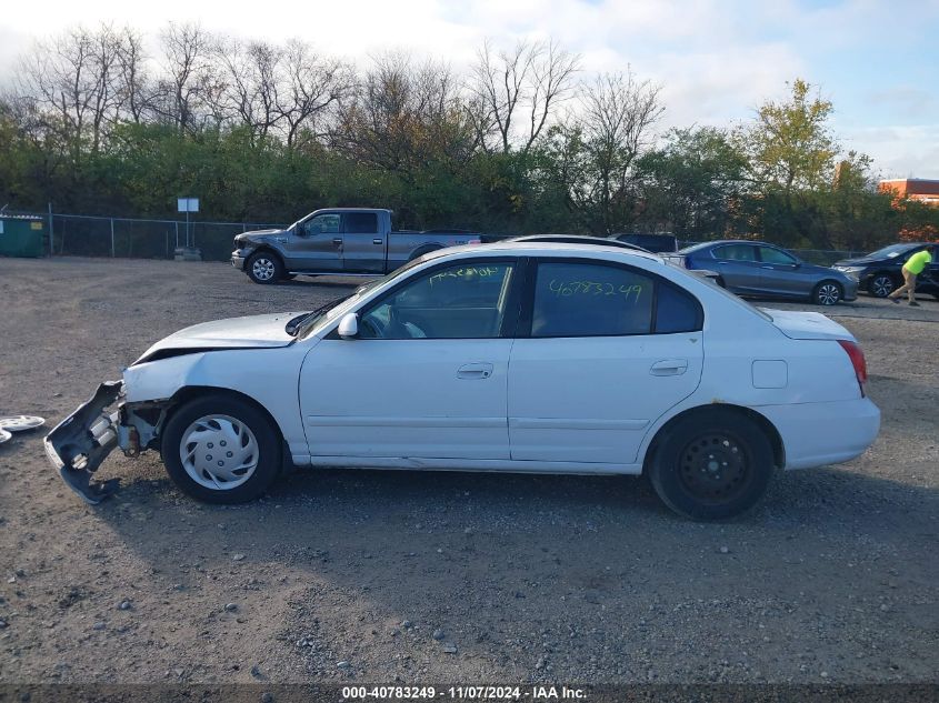 2001 Hyundai Elantra Gls VIN: KMHDN45D41U127183 Lot: 40783249