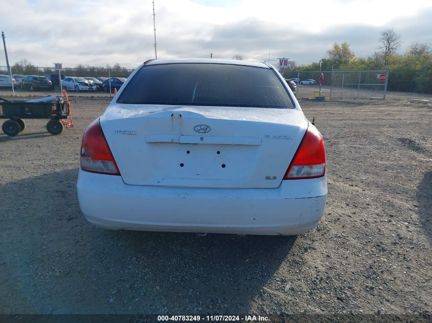 2001 Hyundai Elantra Gls VIN: KMHDN45D41U127183 Lot: 40783249