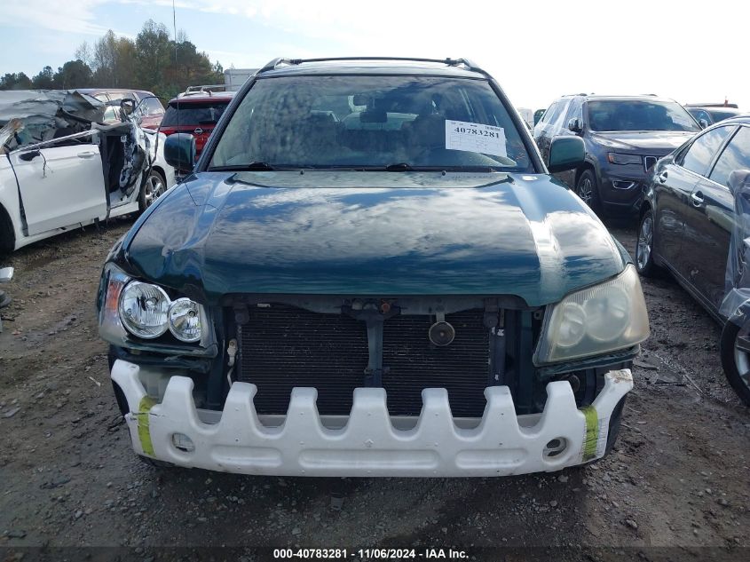 2003 Toyota Highlander V6 VIN: JTEHF21A330116622 Lot: 40783281