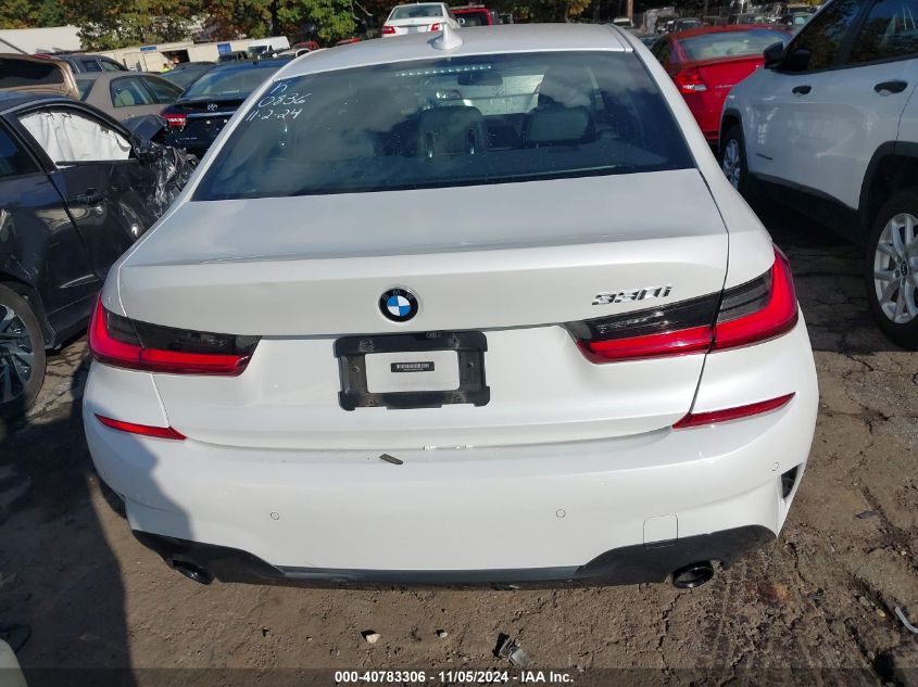 2021 BMW 330I VIN: 3MW5R1J00M8B70836 Lot: 40783306