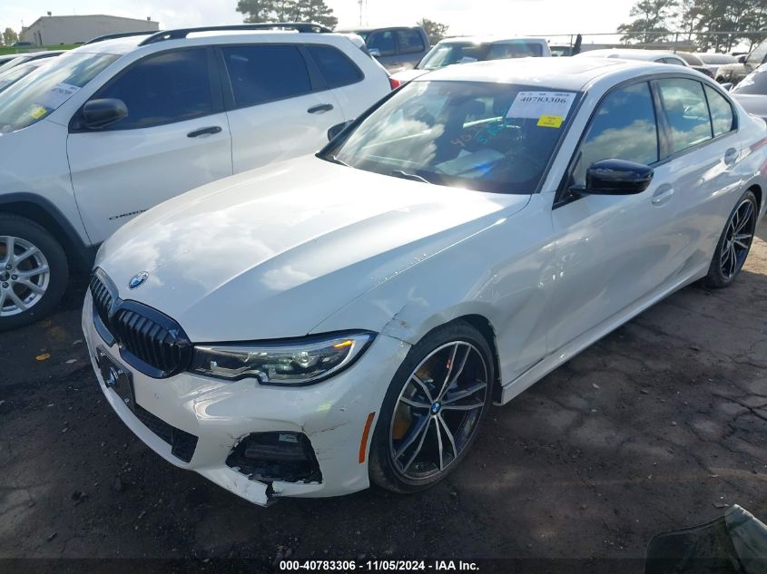 2021 BMW 330I VIN: 3MW5R1J00M8B70836 Lot: 40783306