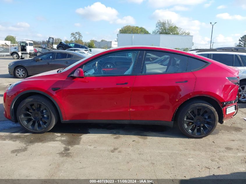 2023 Tesla Model Y Awd/Long Range Dual Motor All-Wheel Drive VIN: 7SAYGDEE7PA155182 Lot: 40783323