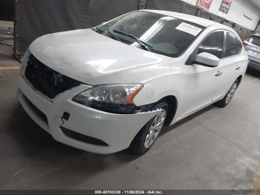 2013 Nissan Sentra Sv VIN: 3N1AB7AP4DL662274 Lot: 40783339