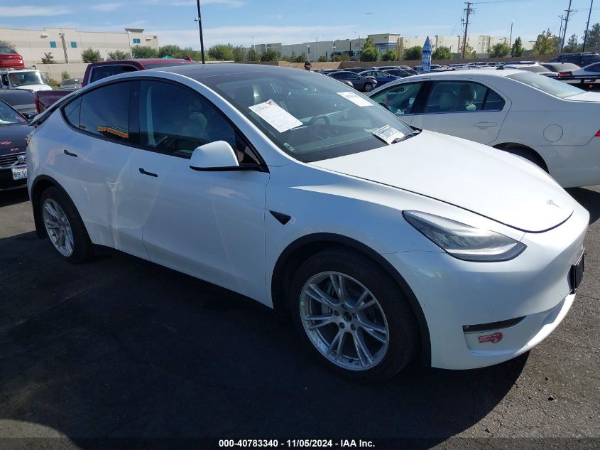 2021 Tesla Model Y Long Range Dual Motor All-Wheel Drive VIN: 5YJYGDEE4MF230027 Lot: 40783340