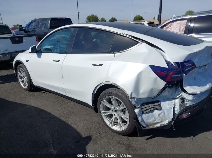 2021 Tesla Model Y Long Range Dual Motor All-Wheel Drive VIN: 5YJYGDEE4MF230027 Lot: 40783340