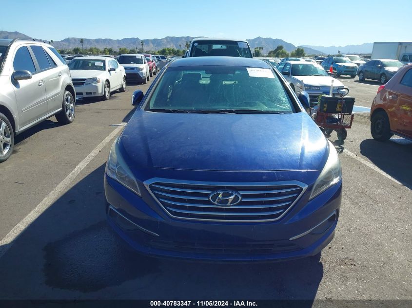 2016 Hyundai Sonata VIN: 5NPE24AF1GH418395 Lot: 40783347