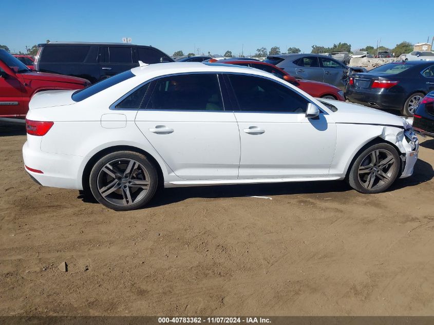 2017 Audi A4 2.0T Premium VIN: WAULNAF48HN022676 Lot: 40783362