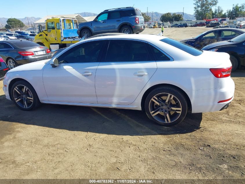 2017 Audi A4 2.0T Premium VIN: WAULNAF48HN022676 Lot: 40783362