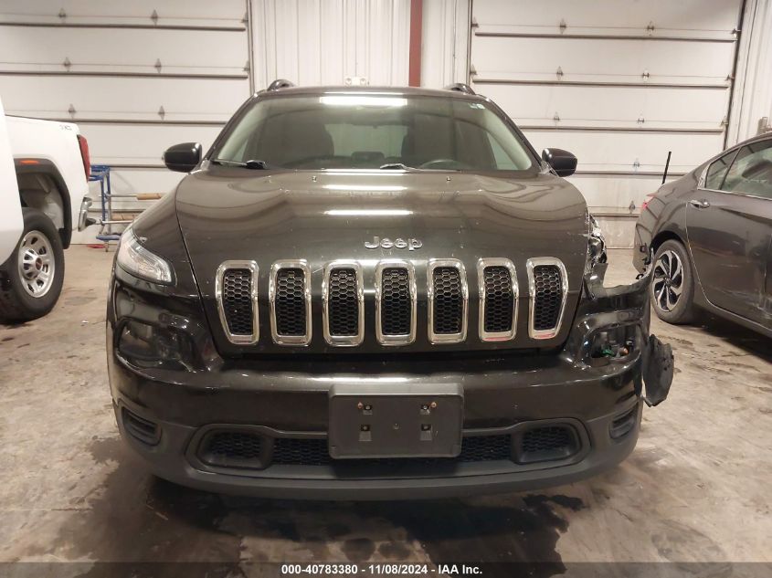 2016 Jeep Cherokee Sport VIN: 1C4PJMAB2GW175814 Lot: 40783380