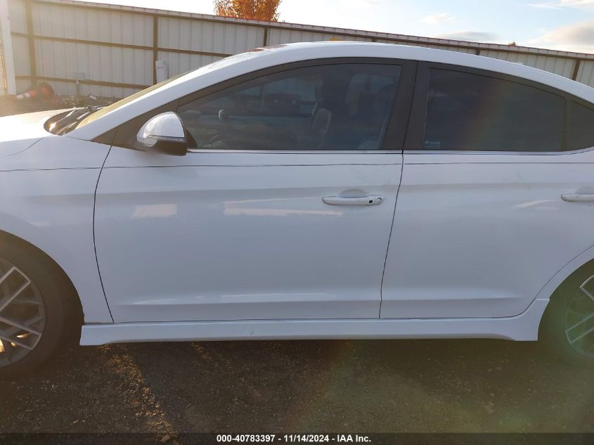 2019 HYUNDAI ELANTRA SPORT - KMHD04LBXKU839344