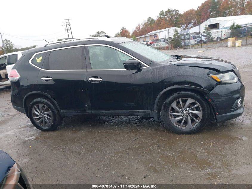 2016 Nissan Rogue Sl VIN: 5N1AT2MV2GC759850 Lot: 40783407