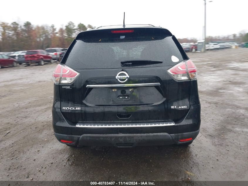 2016 Nissan Rogue Sl VIN: 5N1AT2MV2GC759850 Lot: 40783407