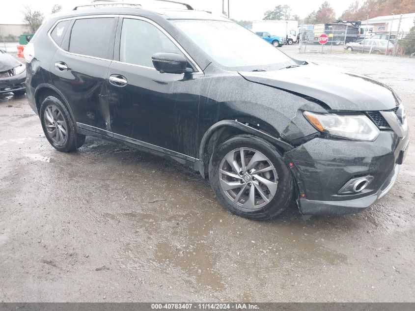 2016 Nissan Rogue Sl VIN: 5N1AT2MV2GC759850 Lot: 40783407