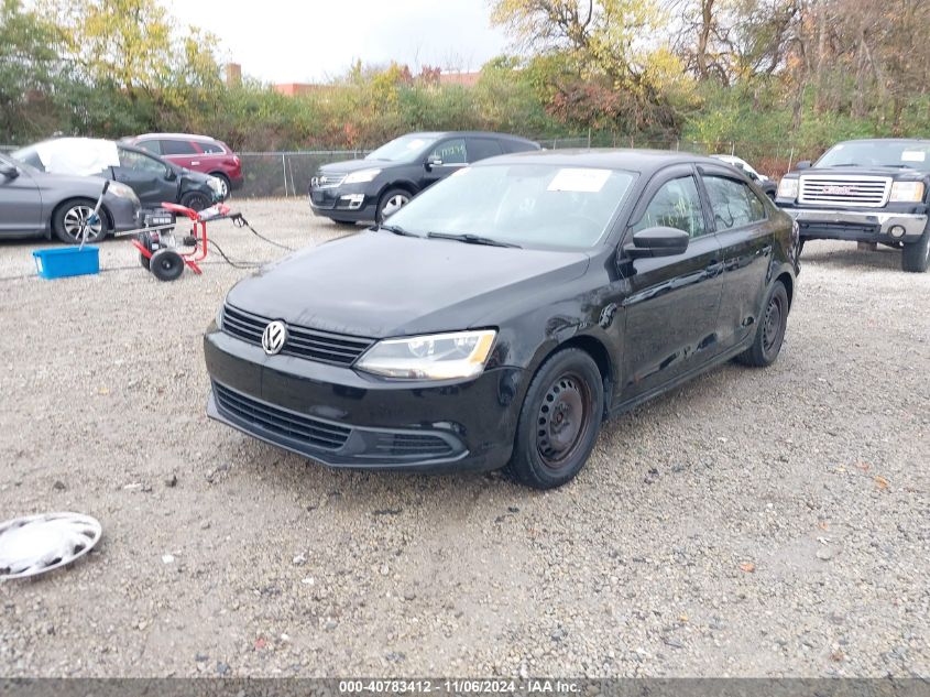 2014 Volkswagen Jetta 2.0L S VIN: 3VW2K7AJ1EM443553 Lot: 40783412