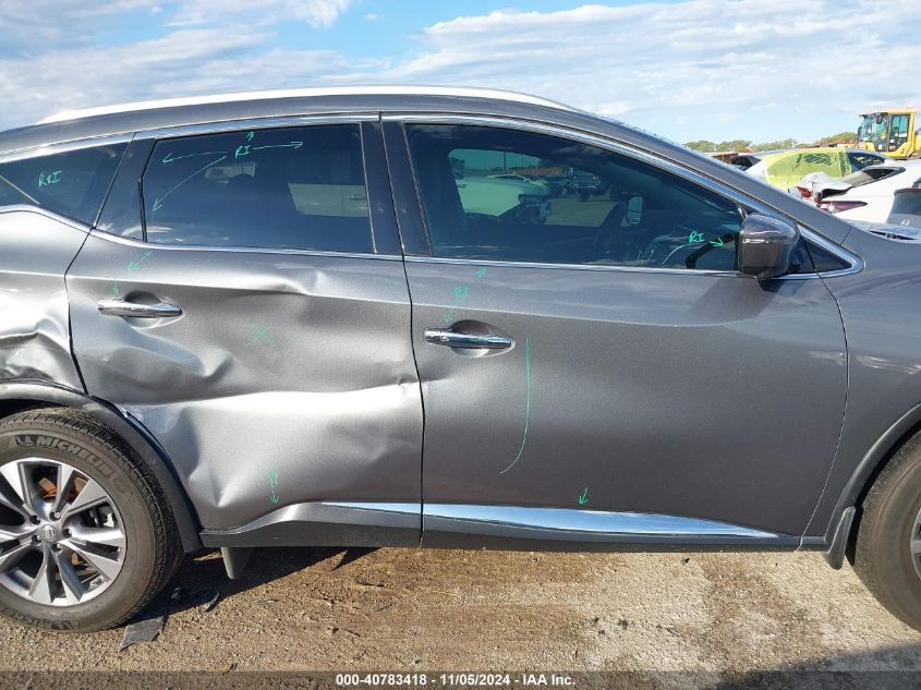 2017 Nissan Murano Sl VIN: 5N1AZ2MG4HN190554 Lot: 40783418