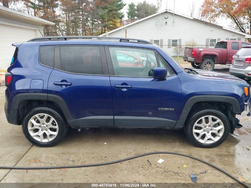 2017 Jeep Renegade Latitude 4X4 VIN: ZACCJBBBXHPE46876 Lot: 40783419