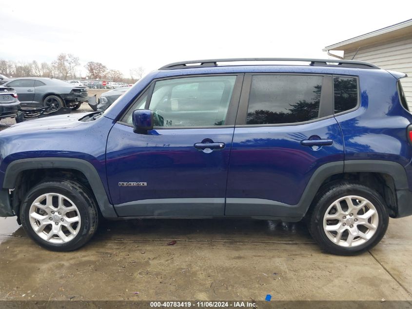 2017 Jeep Renegade Latitude 4X4 VIN: ZACCJBBBXHPE46876 Lot: 40783419