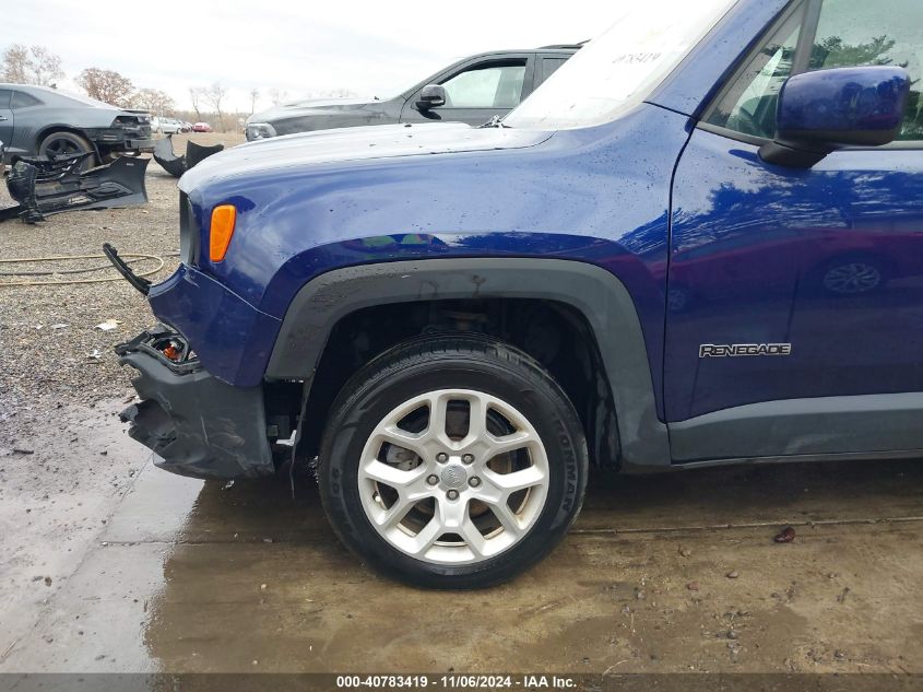 2017 Jeep Renegade Latitude 4X4 VIN: ZACCJBBBXHPE46876 Lot: 40783419