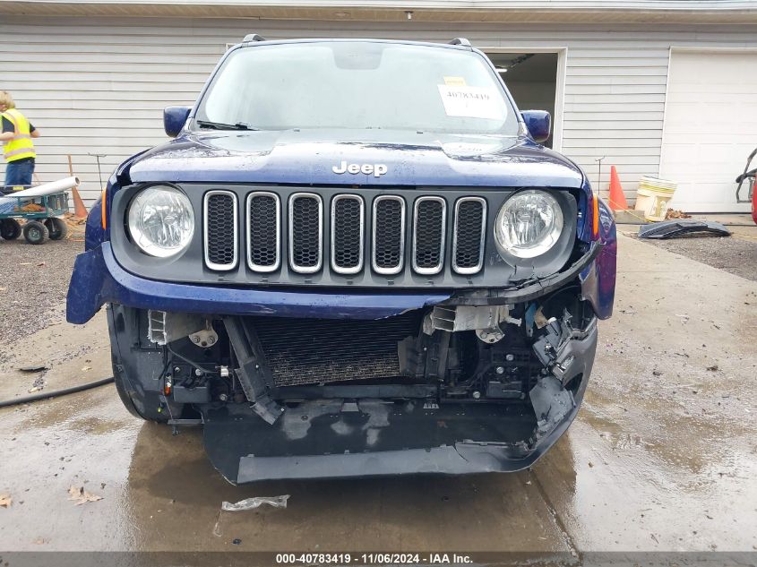 2017 Jeep Renegade Latitude 4X4 VIN: ZACCJBBBXHPE46876 Lot: 40783419