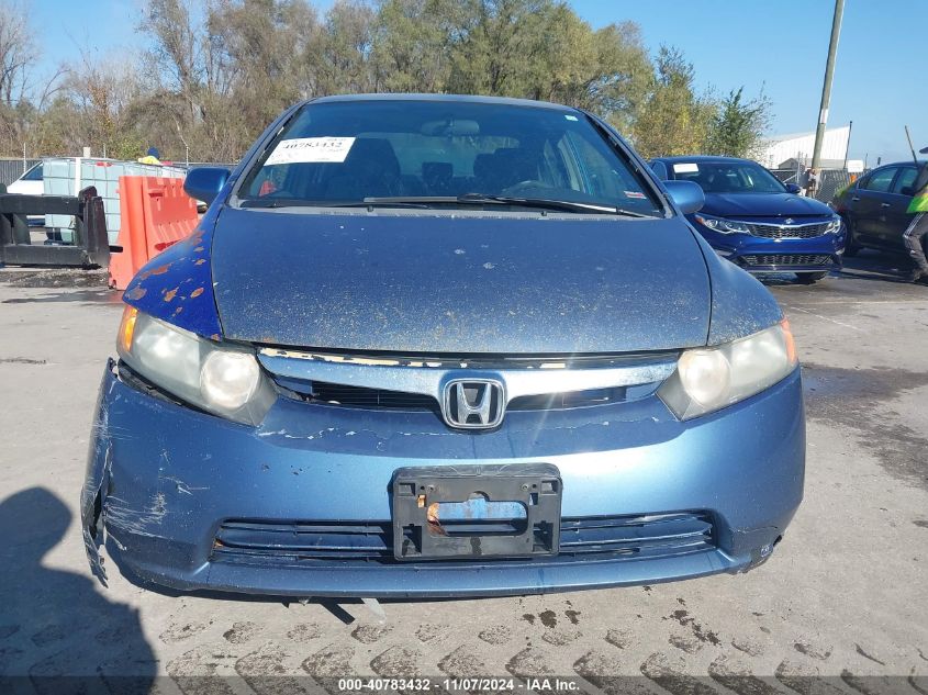 2008 Honda Civic Lx VIN: 2HGFA16508H519543 Lot: 40783432