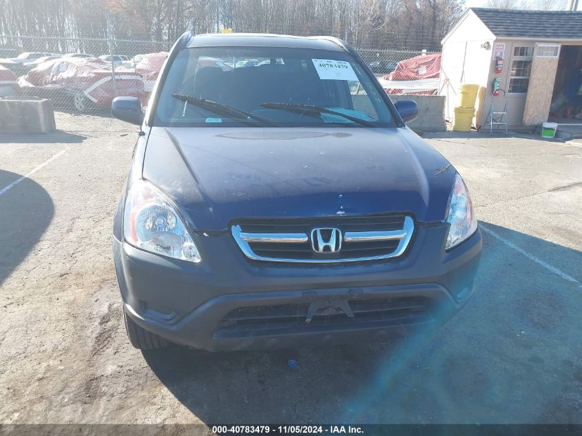 2002 Honda Cr-V Ex VIN: JHLRD78842C038821 Lot: 40783479