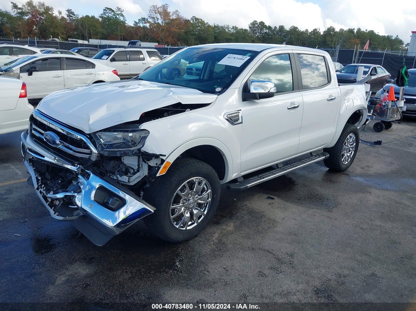 VIN 1FTER4FH9KLA92811 2019 FORD RANGER LARIAT