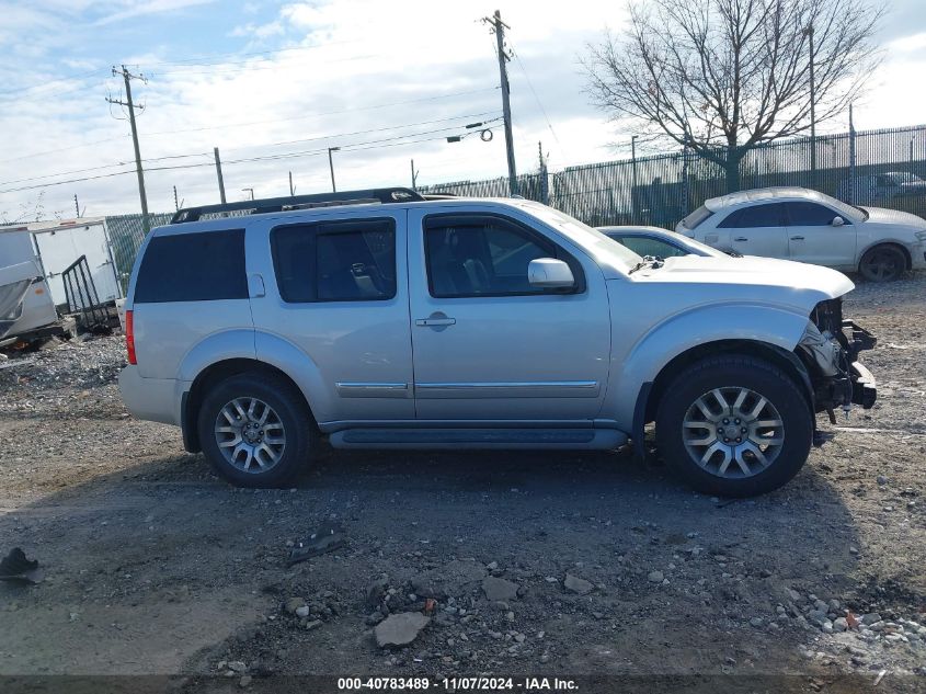 2012 Nissan Pathfinder Le VIN: 5N1AR1NB7CC609613 Lot: 40783489