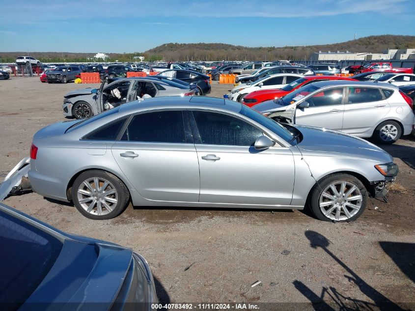 2013 Audi A6 Premium Plus VIN: WAUGFAFC4DN124783 Lot: 40783492