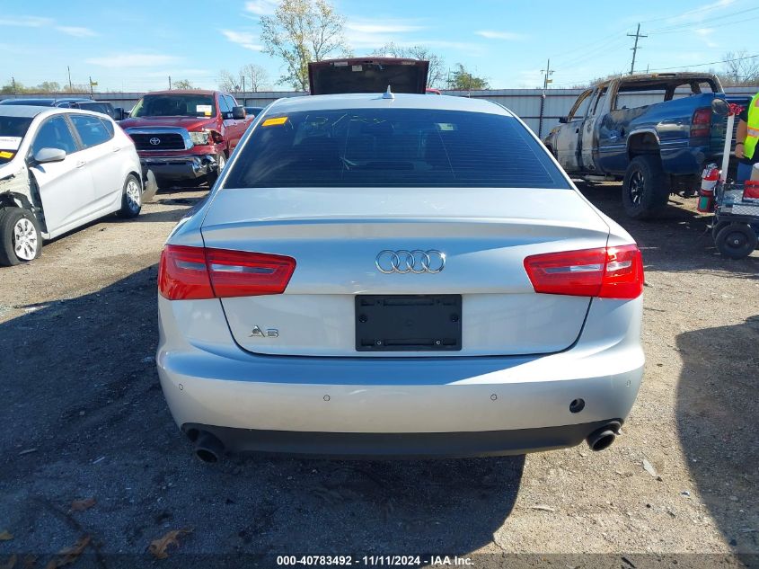 2013 Audi A6 Premium Plus VIN: WAUGFAFC4DN124783 Lot: 40783492